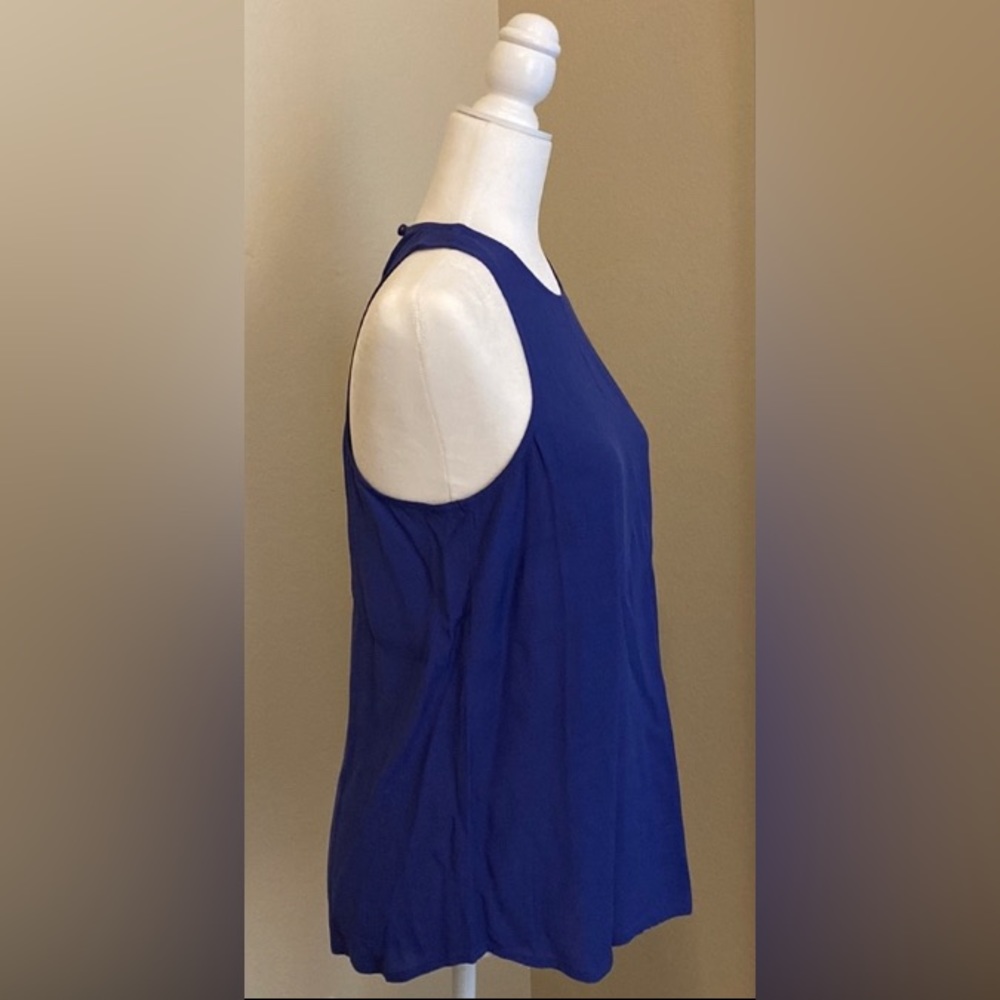 J. Crew top purple blue color. Size 6 New dressy racerback
